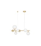 Pendant lamps - Luces Exclusivas PARLA Pendant Modern Gold and Shades of Gold 7xG9 max 5W LE43676 - product 1