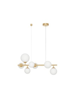 Luces Exclusivas PARLA Wisząca Nowoczesna złoty i odcienie złota 7xG9 max 5W LE43676