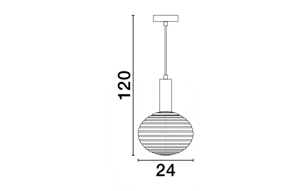 Luces Exclusivas BALAJU Wisząca Nowoczesna złoty i odcienie złota 1xE27 max 12W LE43678