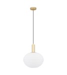 Single pendant lamps - Luces Exclusivas BALAJU Pendant Modern gold and gold shades 1xE27 max 12W LE43679 - product 1