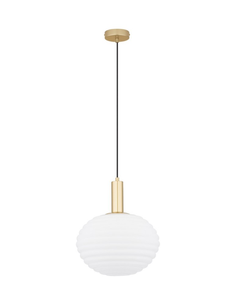 Single pendant lamps - Luces Exclusivas BALAJU Pendant Modern gold and gold shades 1xE27 max 12W LE43679 - product kolory-swiatla.pl 1