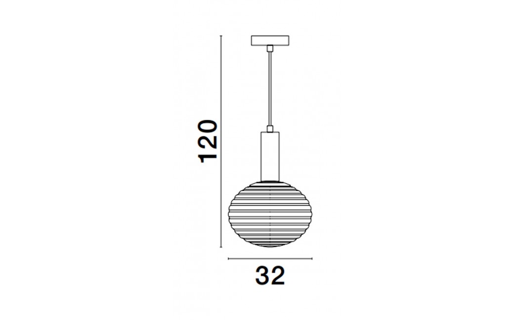 Luces Exclusivas BALAJU Wisząca Nowoczesna złoty i odcienie złota 1xE27 max 12W LE43679