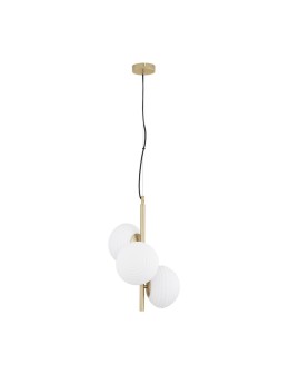 Luces Exclusivas BALAJU Pendant Modern gold and gold shades 3xE14 max 5W LE43681