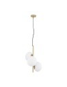 Luces Exclusivas BALAJU Pendant Modern gold and gold shades 3xE14 max 5W LE43681