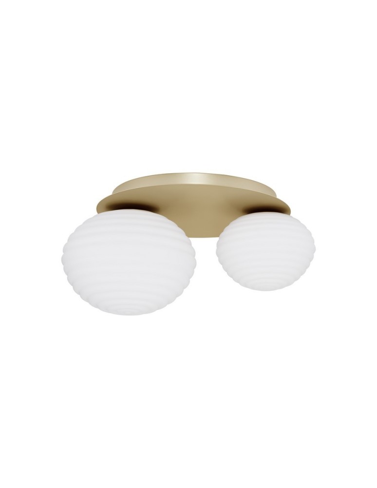 Ceiling lamps - Luces Exclusivas BALAJU Ceiling Modern Gold and Gold Shades 2xE27, E14 max 12W LE43682 - product kolory-swiatla.pl 1