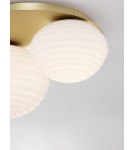 Ceiling lamps - Luces Exclusivas BALAJU Ceiling Modern Gold and Gold Shades 2xE27, E14 max 12W LE43682 - product 2