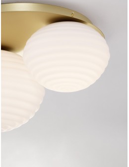 Luces Exclusivas BALAJU Sufitowa Nowoczesna złoty i odcienie złota 2xE27, E14 max 12W LE43682 - produkt 2