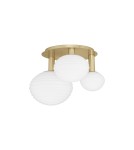 Ceiling lamps - Luces Exclusivas BALAJU Ceiling Modern Gold and Gold Shades 3xE27, E14 max 12W LE43683 - product 1
