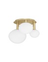 Luces Exclusivas BALAJU Ceiling Modern Gold and Gold Shades 3xE27, E14 max 12W LE43683
