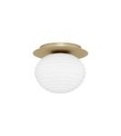 Ceiling lamps - Luces Exclusivas BALAJU Ceiling Modern Gold and gold shades 1xE27 max 12W LE43684 - product 1