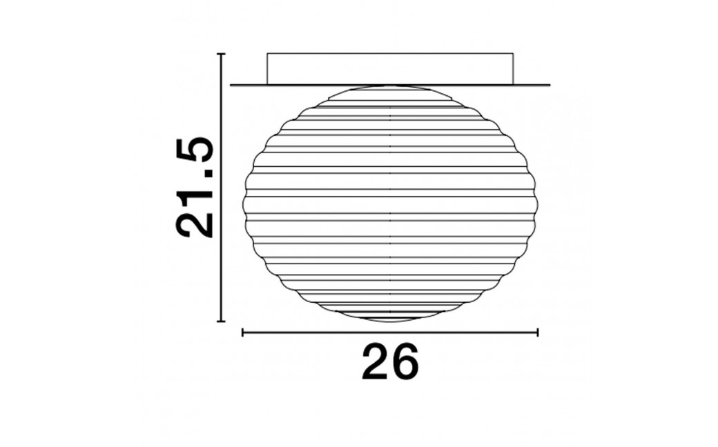 Luces Exclusivas BALAJU Sufitowa Nowoczesna złoty i odcienie złota 1xE27 max 12W LE43684