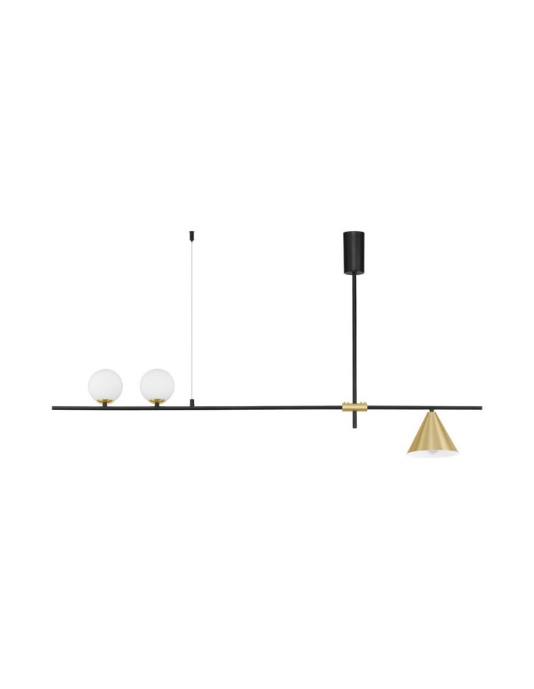 Lampy wiszące - Luces Exclusivas BALBOA Wisząca Nowoczesna czarny 3xE27, G9 max 12W LE43686 - produkt kolory-swiatla.pl 1