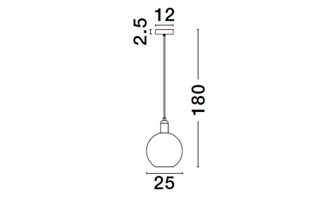 Luces Exclusivas BALCHE Wisząca Nowoczesna złoty i odcienie złota 1xE27 max 12W LE43694