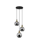 Pendant lamps - Luces Exclusivas BALCHE Pendant Modern gold and gold shades 3xE27 max 12W LE43695 - product 1