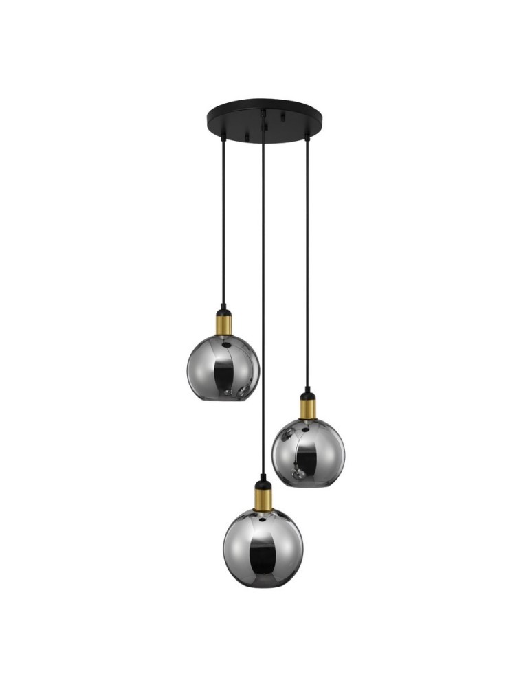 Pendant lamps - Luces Exclusivas BALCHE Pendant Modern gold and gold shades 3xE27 max 12W LE43695 - product kolory-swiatla.pl 1