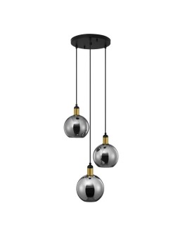 Luces Exclusivas BALCHE Pendant Modern gold and gold shades 3xE27 max 12W LE43695