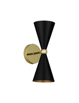 Luces Exclusivas BALSAS Wall-mounted Modern Black 2xE14 max 5W LE43699