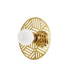 Kinkiety - Luces Exclusivas BAMEPA Ścienna Nowoczesna złoty i odcienie złota 1xE27 max 12W LE43700 - produkt 1