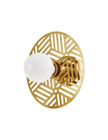 Luces Exclusivas BAMEPA Ścienna Nowoczesna złoty i odcienie złota 1xE27 max 12W LE43700