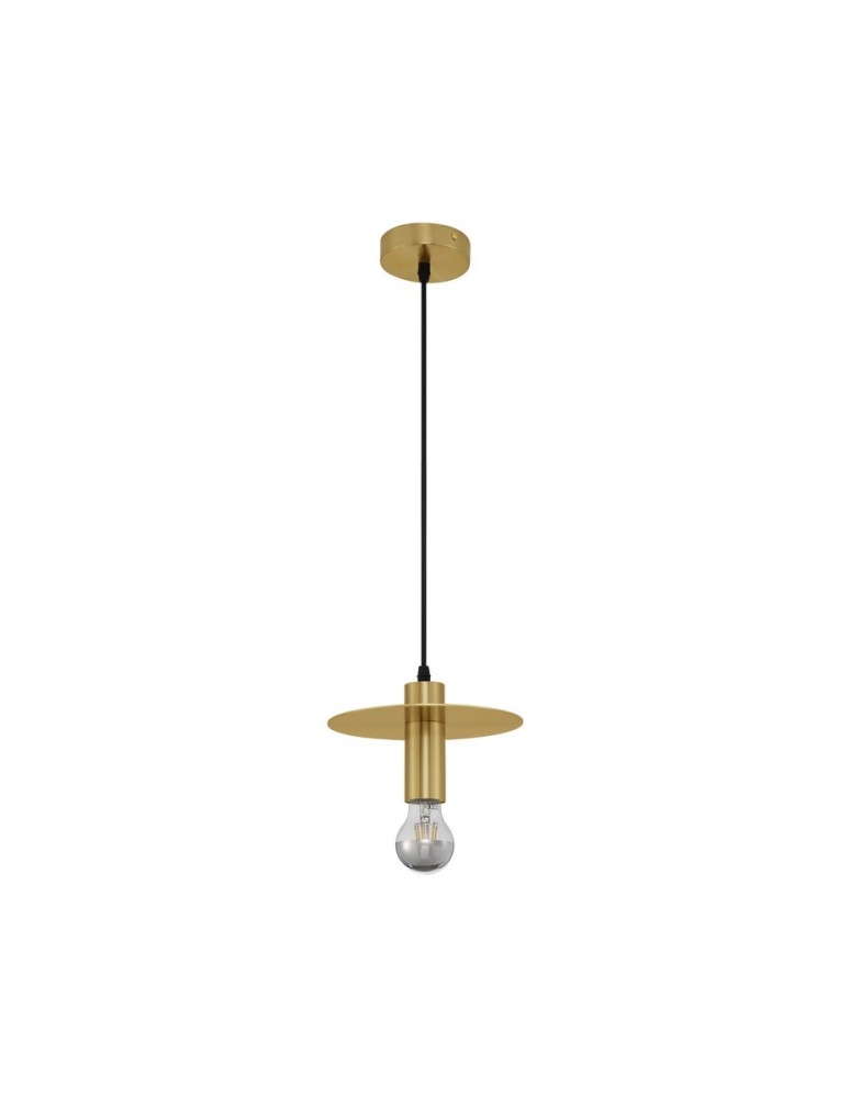 Single pendant lamps - Luces Exclusivas BAJIO Pendant Modern gold and gold shades 1xE27 max 12W LE43702 - product kolory-swiatla.pl 1
