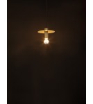 Single pendant lamps - Luces Exclusivas BAJIO Pendant Modern gold and gold shades 1xE27 max 12W LE43702 - product 2
