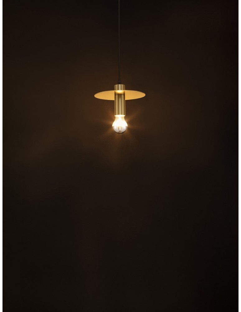 Single pendant lamps - Luces Exclusivas BAJIO Pendant Modern gold and gold shades 1xE27 max 12W LE43702 - product kolory-swiatla.pl 2
