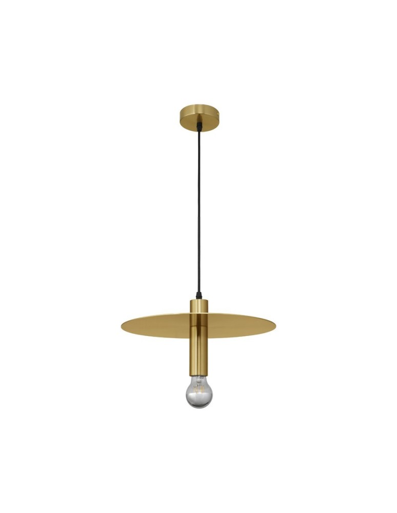 Single pendant lamps - Luces Exclusivas BAJIO Pendant Modern gold and gold shades 1xE27 max 12W LE43703 - product kolory-swiatla.pl 1