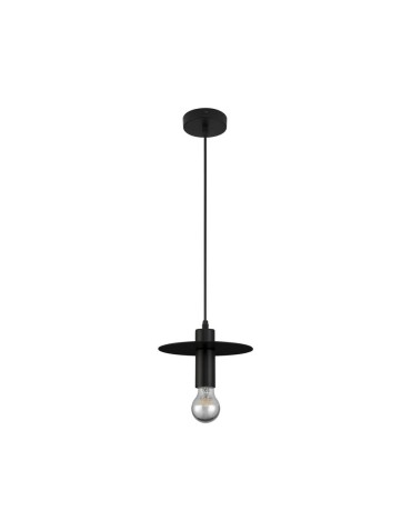 Luces Exclusivas BAJIO Pendant Modern Black 1xE27 max 12W LE43704