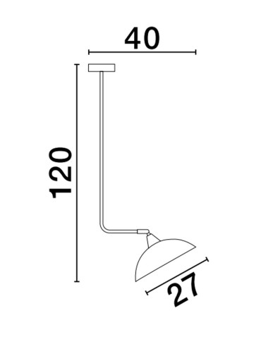Luces Exclusivas BAMORE Pendant Modern White 1xE27 max 12W LE43708 - product 2