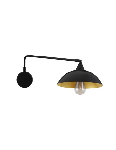 Luces Exclusivas BAMORE Wall-mounted Modern Black 1xE27 max 12W LE43710