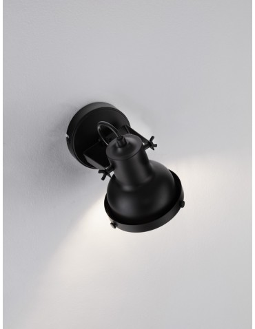 Luces Exclusivas BANCOS Reflektor Ścienny czarny 1xGU10 max 10W LE43716 - produkt 2