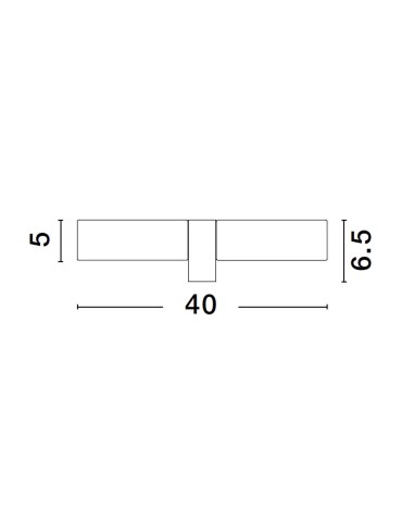 Luces Exclusivas BANTHI Ścienna Łazienkowa IP44 czarny 1xE14 max 5W LE43724 - produkt 2