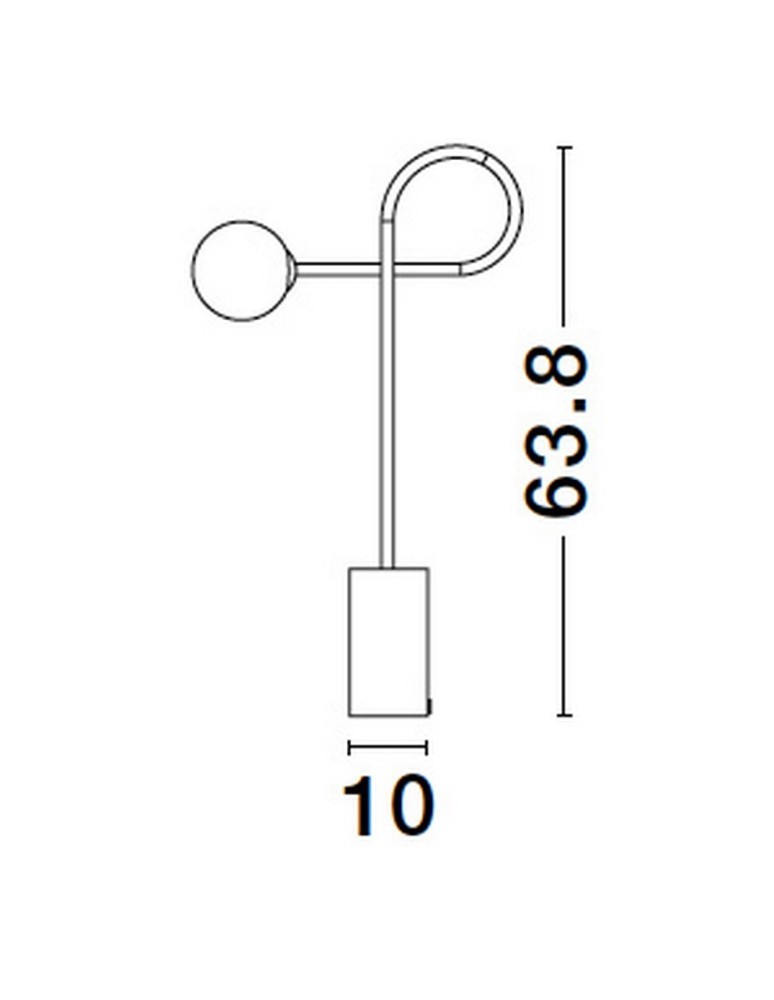 Table lamps - Luces Exclusivas BANZHA Table black 1xG9 max 5W LE43726 - product kolory-swiatla.pl 3