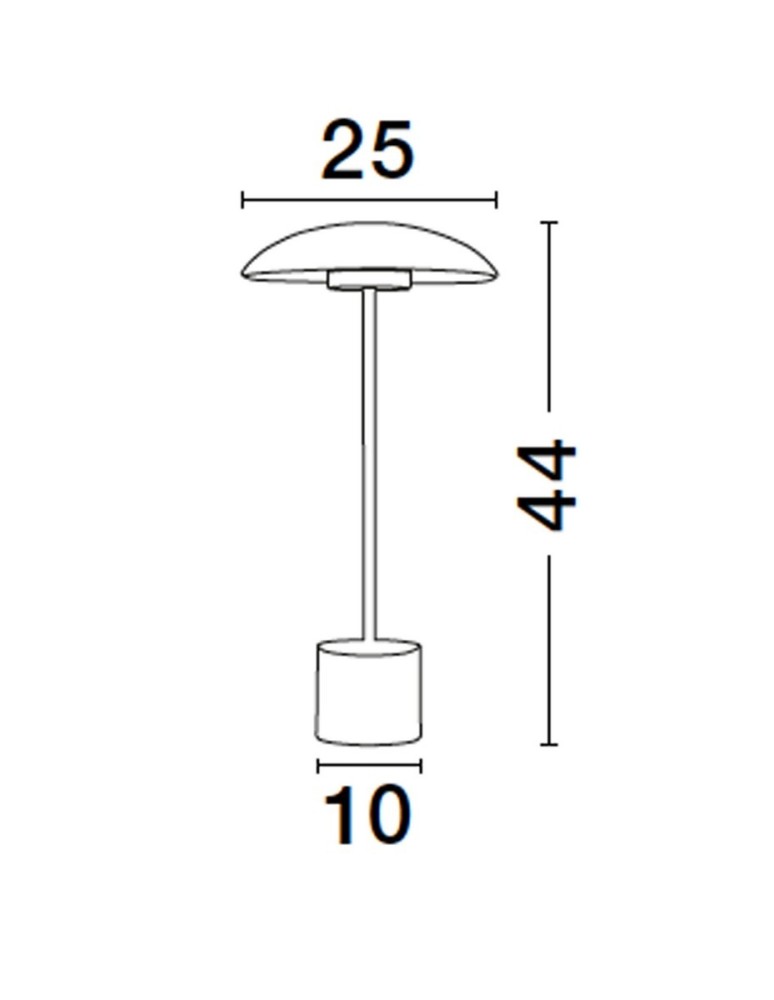 LED table lamps - Luces Exclusivas BARRON Table gold and shades of gold 1xLED max 5W 3000K LE43731 - product kolory-swiatla.pl 2
