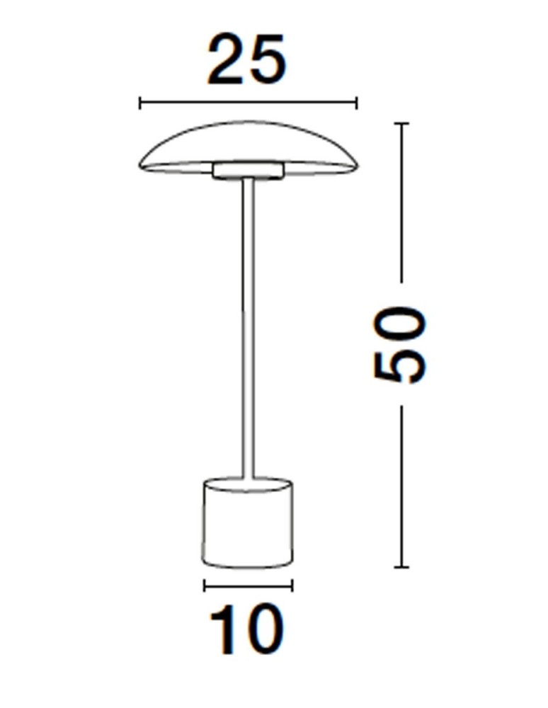 LED table lamps - Luces Exclusivas BARRON Table gold and shades of gold 1xLED max 5W 3000K LE43732 - product kolory-swiatla.pl 2