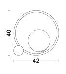 Decorative table lamps - Luces Exclusivas BARRIO Table gold and shades of gold 1xE14 max 5W LE43734 - product 3