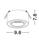 Flush-mounted directional lights - Luces Exclusivas ACAMIEL Surface Mounted Spot Black 1xGU10 max 10W LE61615 - product 2
