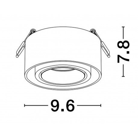 Luces Exclusivas ACAMIEL Natynkowa Spot czarny 1xGU10 max 10W LE61615