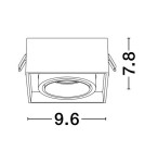 Flush-mounted directional lights - Luces Exclusivas ACAMIEL Surface-mounted Spot black 1xGU10 max 10W LE61617 - product 2