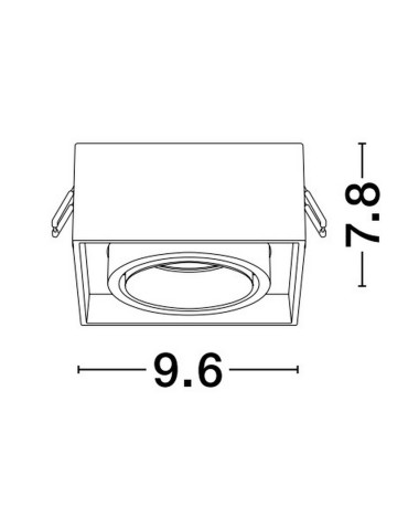 Luces Exclusivas ACAMIEL Natynkowa Spot czarny 1xGU10 max 10W LE61617 - produkt 2