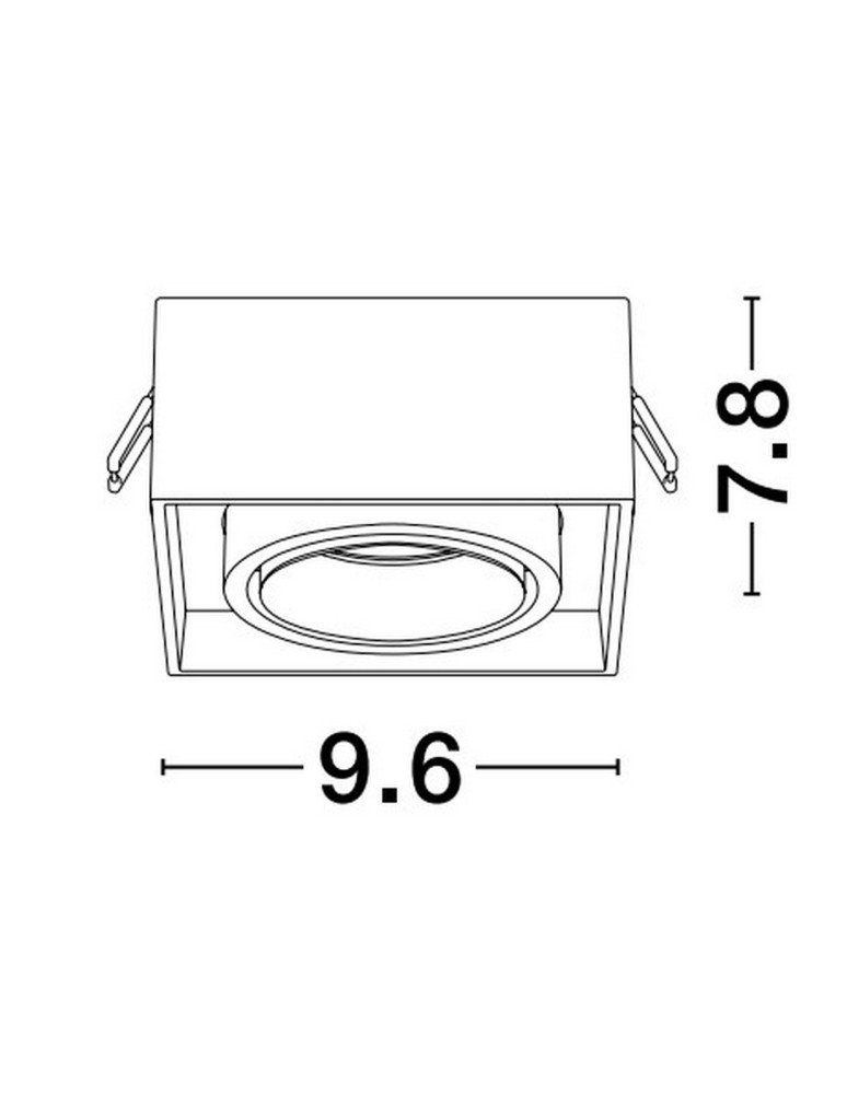 Flush-mounted directional lights - Luces Exclusivas ACAMIEL Surface-mounted Spot black 1xGU10 max 10W LE61617 - product kolory-swiatla.pl 2
