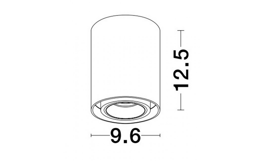 Luces Exclusivas ACANCUN Natynkowa Spot czarny 1xGU10 max 10W LE61624