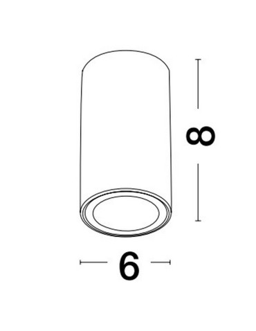 Luces Exclusivas ACANCEH Natynkowa Spot biały 1xGU10 max 10W LE61626 - produkt 2