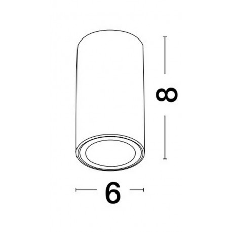 Luces Exclusivas ACANCEH Natynkowa Spot czarny 1xGU10 max 10W LE61627