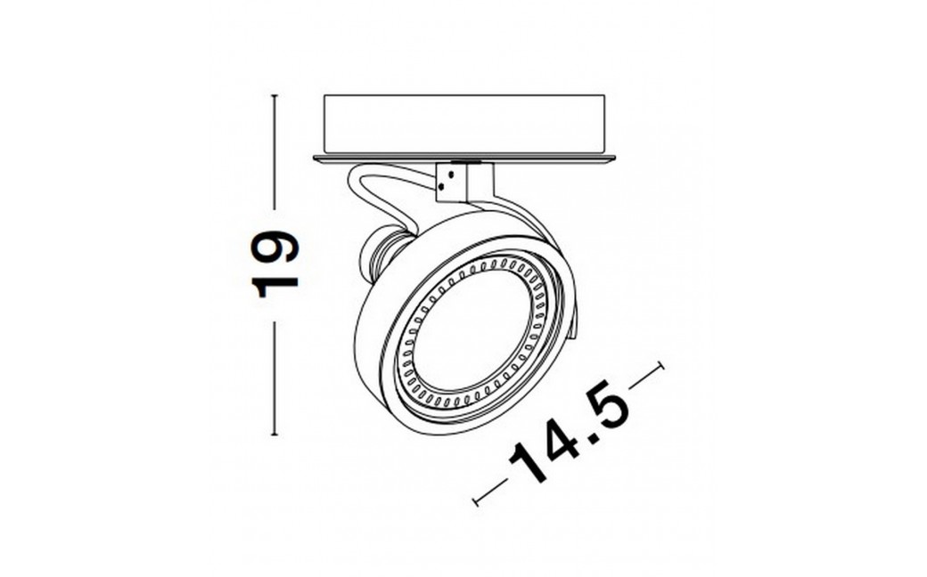 Luces Exclusivas ACASICO Reflektor Sufitowy biały 1xAR111 max 35W LE61630