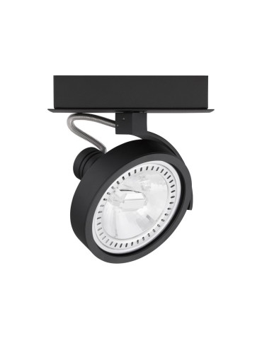 Luces Exclusivas ACASICO Ceiling spotlight black 1xAR111 max 35W LE61631