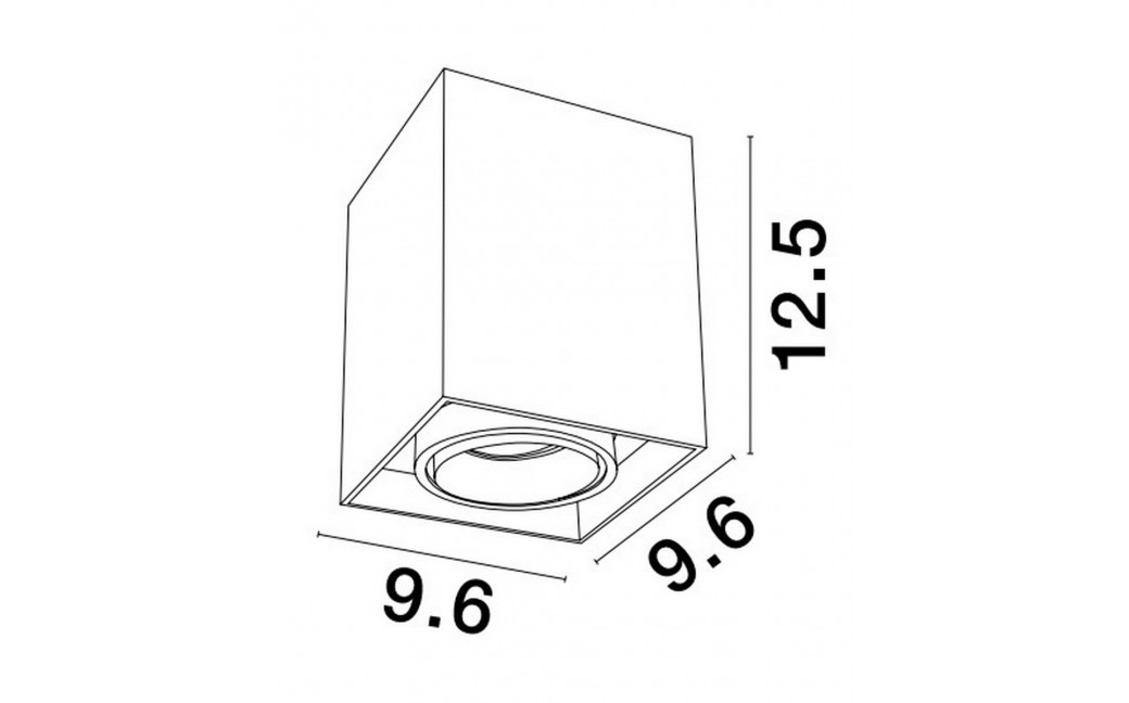 Luces Exclusivas CHIVACOA Natynkowa Spot biały 1xGU10 max 10W LE61641