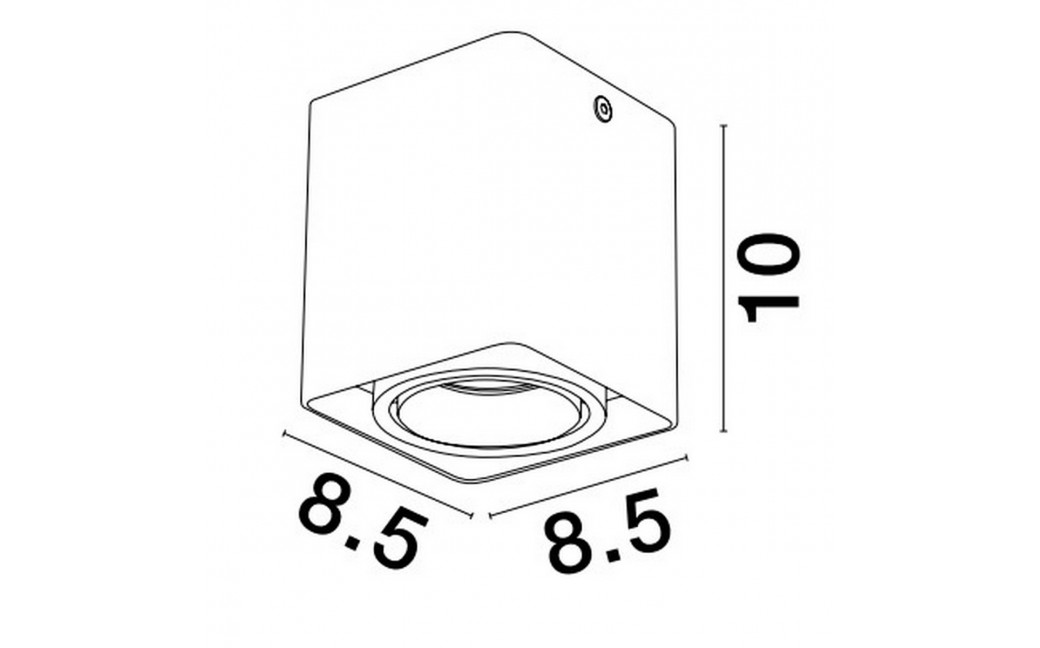 Luces Exclusivas CHIVACOA Natynkowa Spot biały 1xGU10 max 10W LE61642