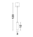 Pendant lamps - Luces Exclusivas ACATLAN Pendant Modern Gold and shades of gold 1xLED max 5W 3000K LE61643 - product 2