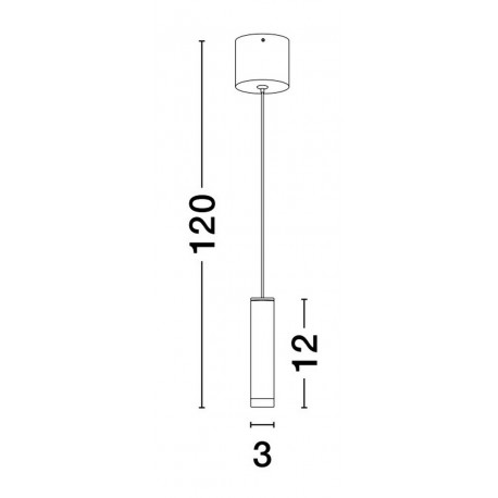 Luces Exclusivas ACATLAN Wisząca Nowoczesna złoty i odcienie złota 1xLED max 5W 3000K LE61643